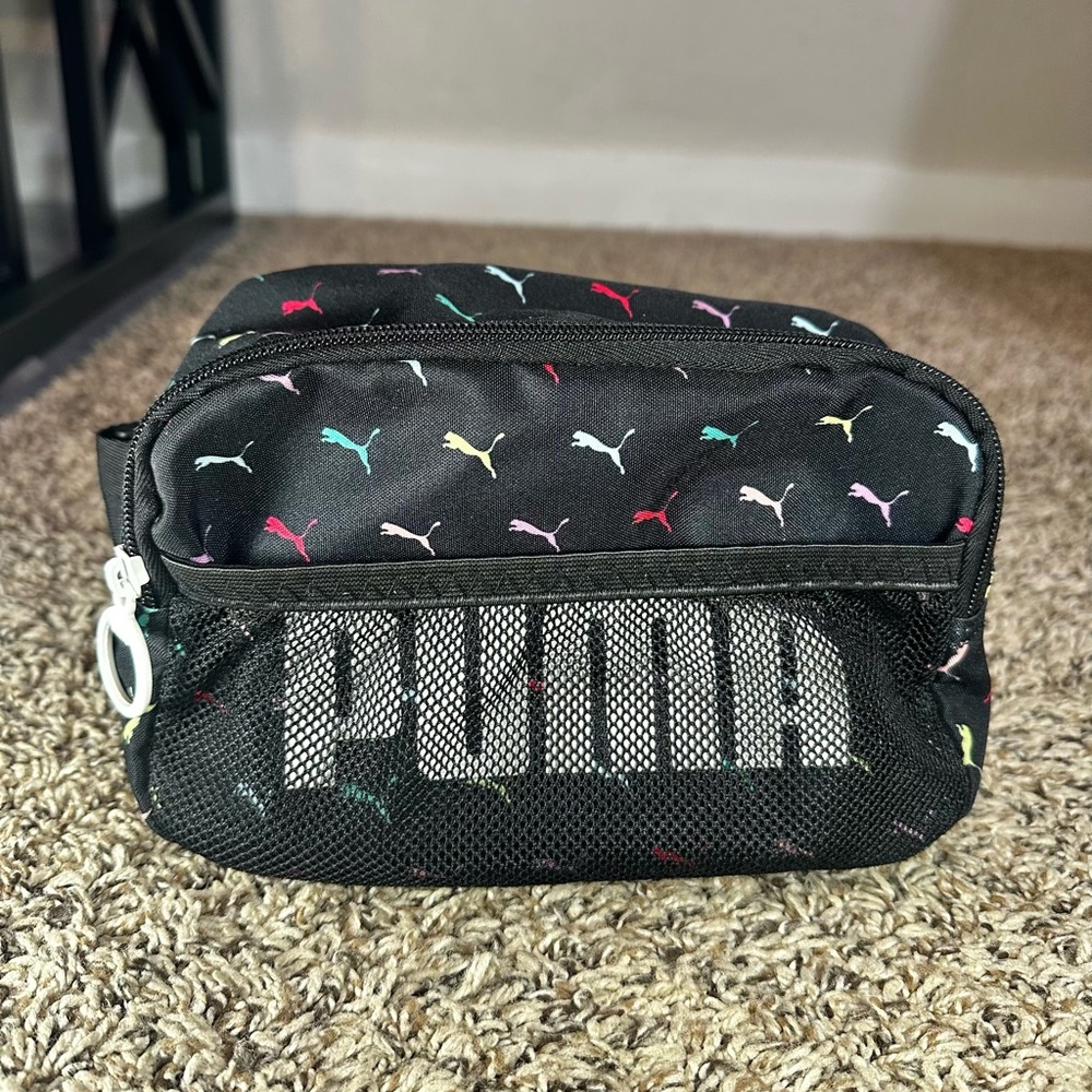 PUMA Large Print Colorful Graphics Fanny Pack - Waist Pouch Zip Bag